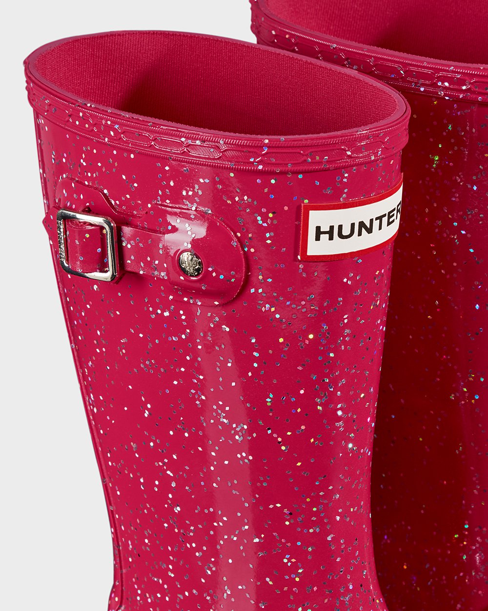 Hunter Original Big Giant Glitter Rain Boots - Shop Online Kids Pink - IGUOVT806